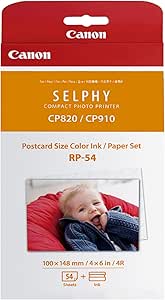Canon RP-54 Color Ink/Paper Set SELPHY CP Series