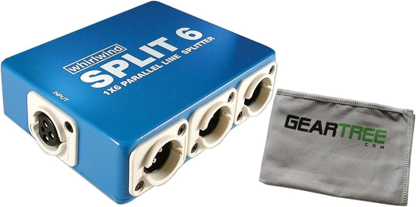 Whirlwind SPLIT6-1x6 XLR Line Splitter Two-Pack