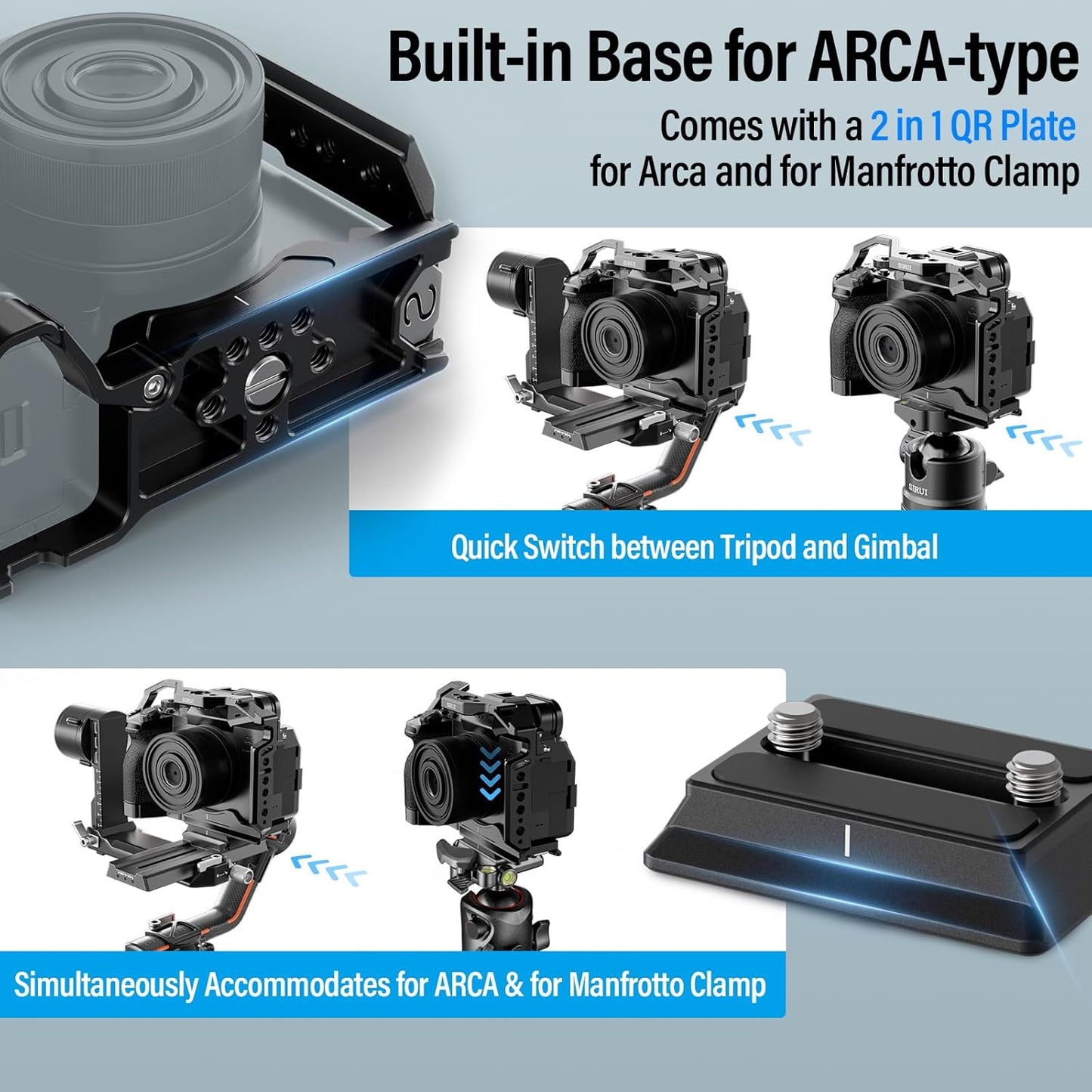 Sirui AM-A7-CT Camera Cage for Sony Alpha 7R V / Alpha 7 IV