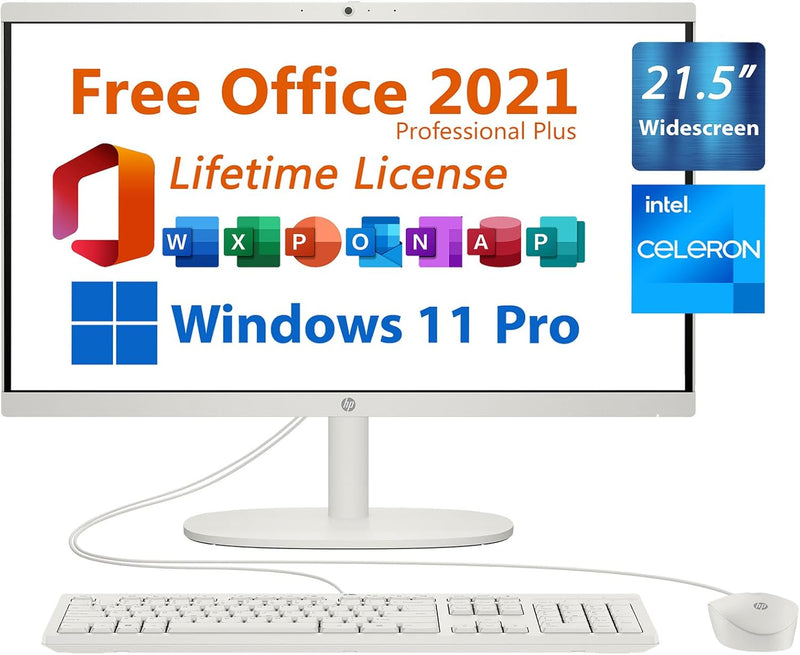 HP 22dg0024 All-in-One Desktop: 16GB RAM, 1TB SSD, Office 2021 — main product image