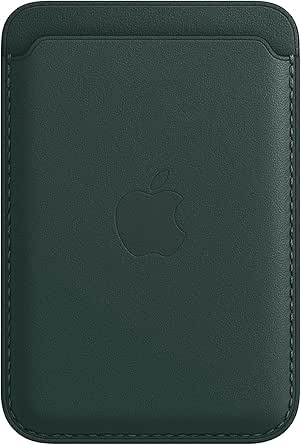 Apple MagSafe Leather Wallet Find My - Forest Green — main product image