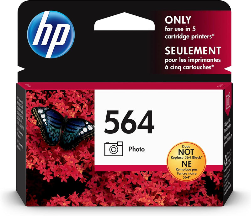 HP 564 Photo Ink Cartridge Black CB317WN — main product image