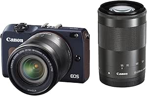 Canon EOSM2BL-WZOOMKIT EOS M2 Double Zoom Kit — main product image
