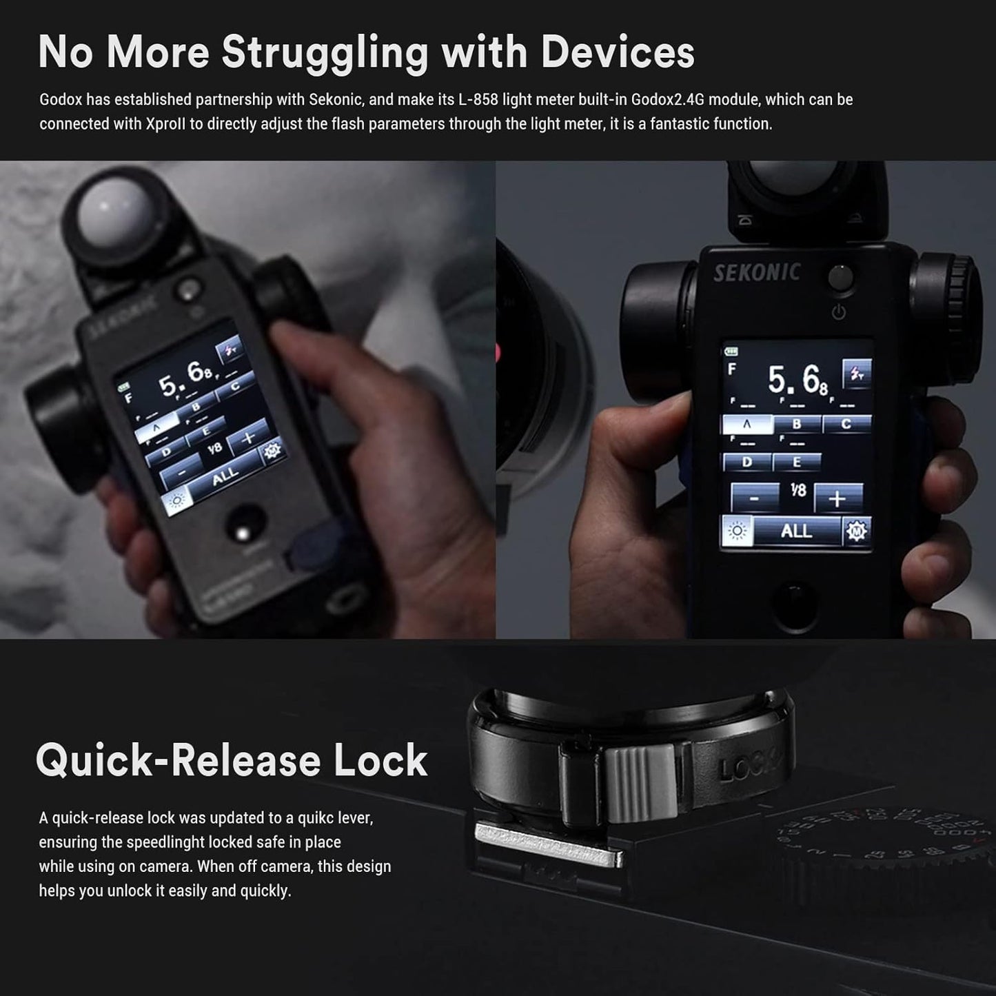 Godox XProII-C TTL Wireless Flash Trigger for Canon