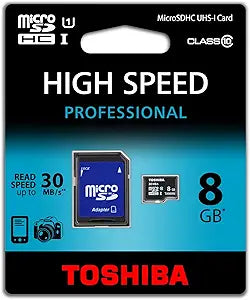 Toshiba SD-C008UHS1(BL5A 8GB SD Card — main product image