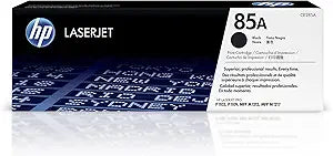HP CE285A 85A Black LaserJet Toner Cartridge - Reliable Printing