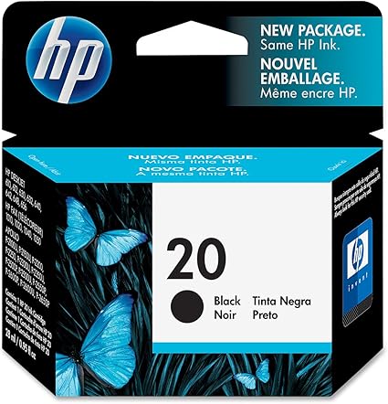 HP C6614D 20 Black Original Ink Cartridge — main product image