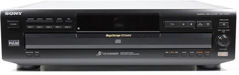 Sony CDP-C360Z 5-Disc Mega Storage CD Changer — main product image