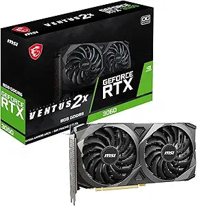 MSI GeForce RTX 3060 VENTUS 2X 8G OC Graphics Card — main product image