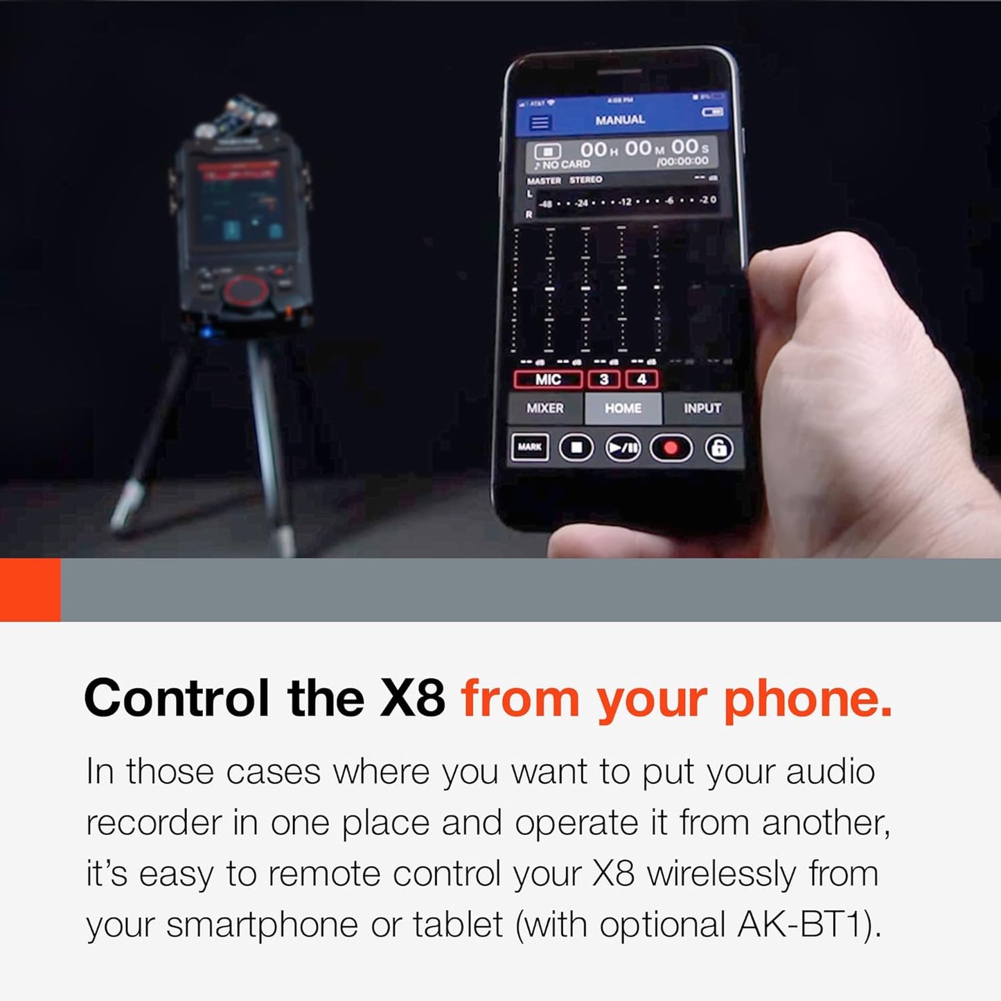 Tascam Portacapture X8 High Resolution Portable Recorder