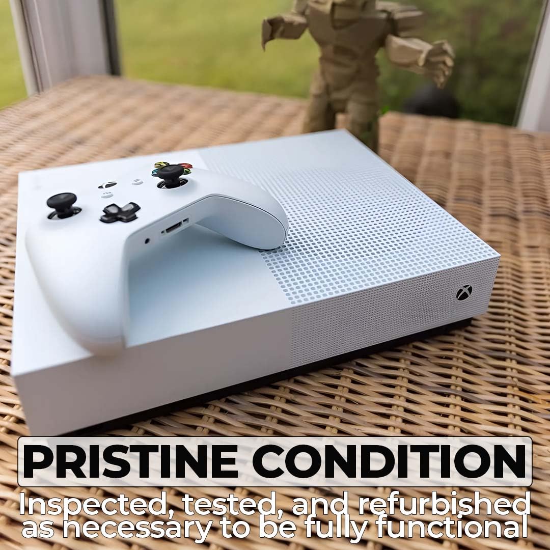 Microsoft Xbox One S 1TB All-Digital Console Bundle (Renewed)