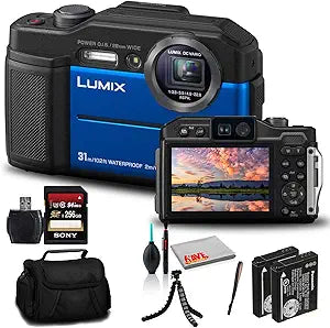 Panasonic DC-TS7A Lumix Waterproof Digital Camera Bundle