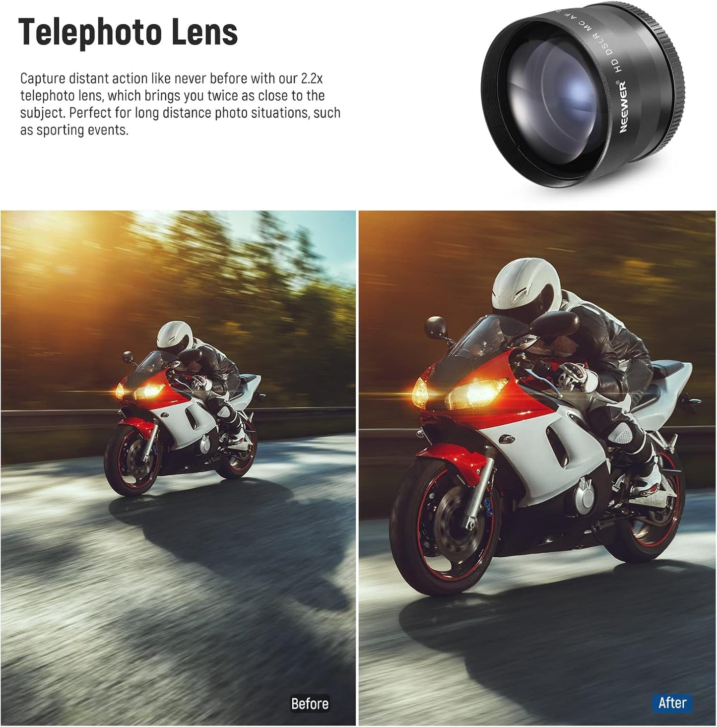 Neewer 10101901 55mm Lens Filter Kit