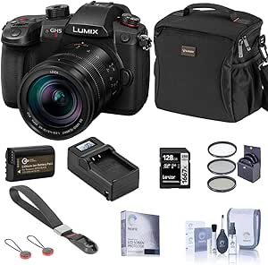 Panasonic LUMIX GH5 II Mirrorless Camera Leica 12-60mm Lens Bundle — main product image