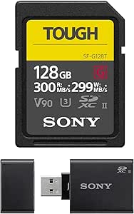 Sony 128GB UHS-II Tough G-Series SD Card Reader