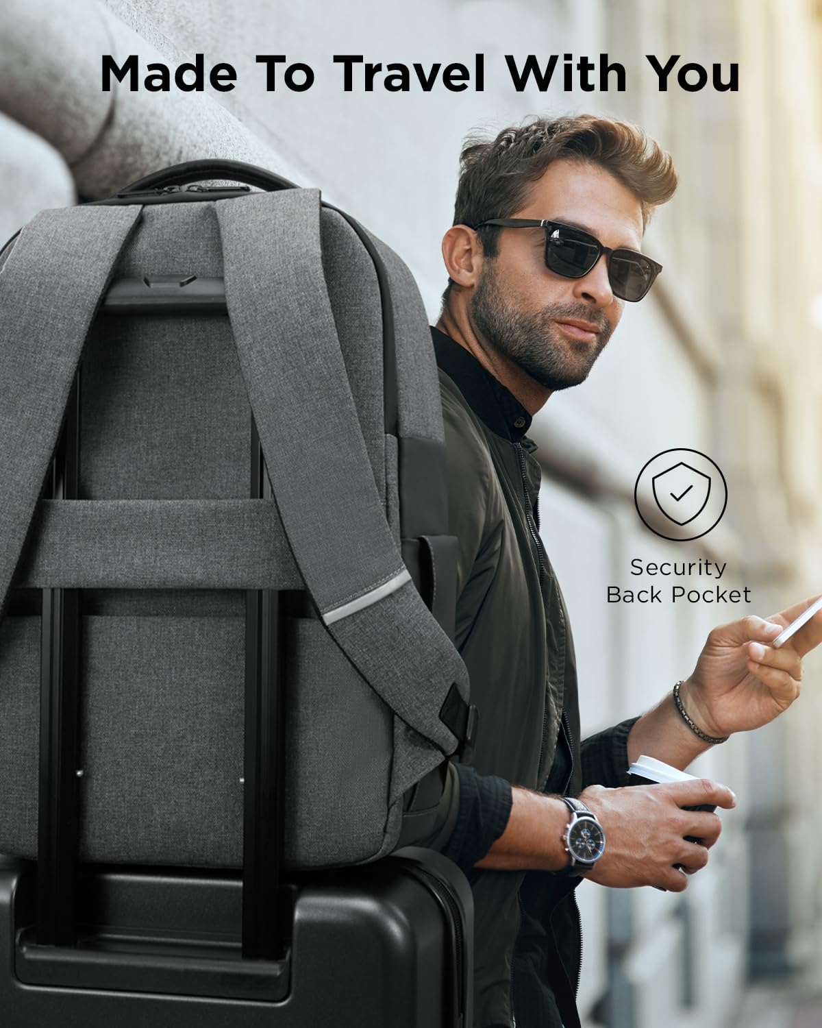 Lenovo 4X41M71156 15.6-inch Laptop Backpack Water-Resistant Grey