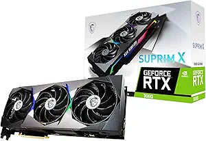 MSI RTX 3080 Suprim X 10G LHR Gaming Graphics Card — main product image