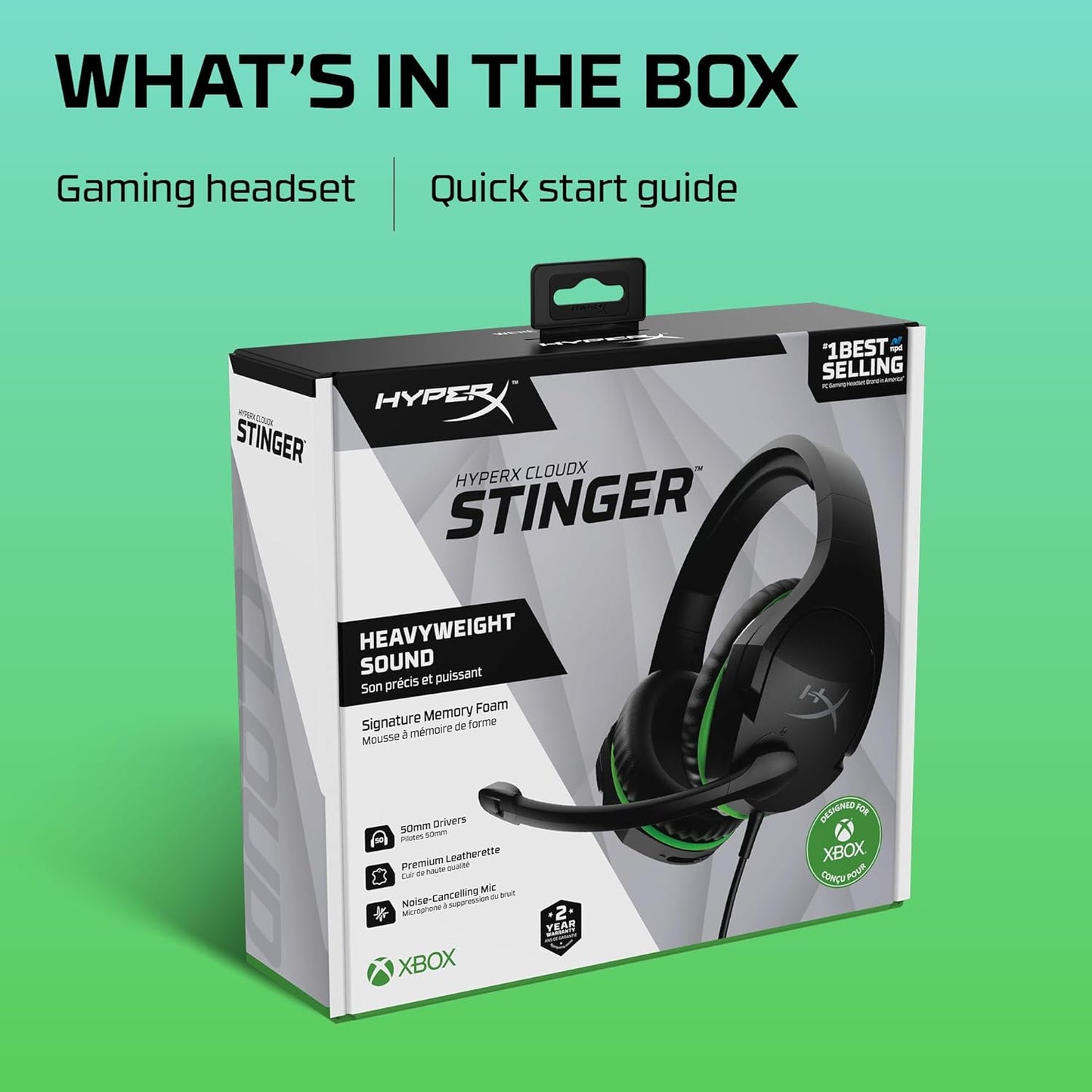 HyperX HX-HSCSCX-BK CloudX Stinger Core Xbox Gaming Headset