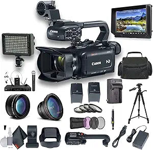Canon XA11 Compact Full HD Camcorder Bundle (Renewed)