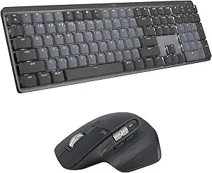 Logitech MX Mechanical & Master 3S Wireless Keyboard Mouse Bundle