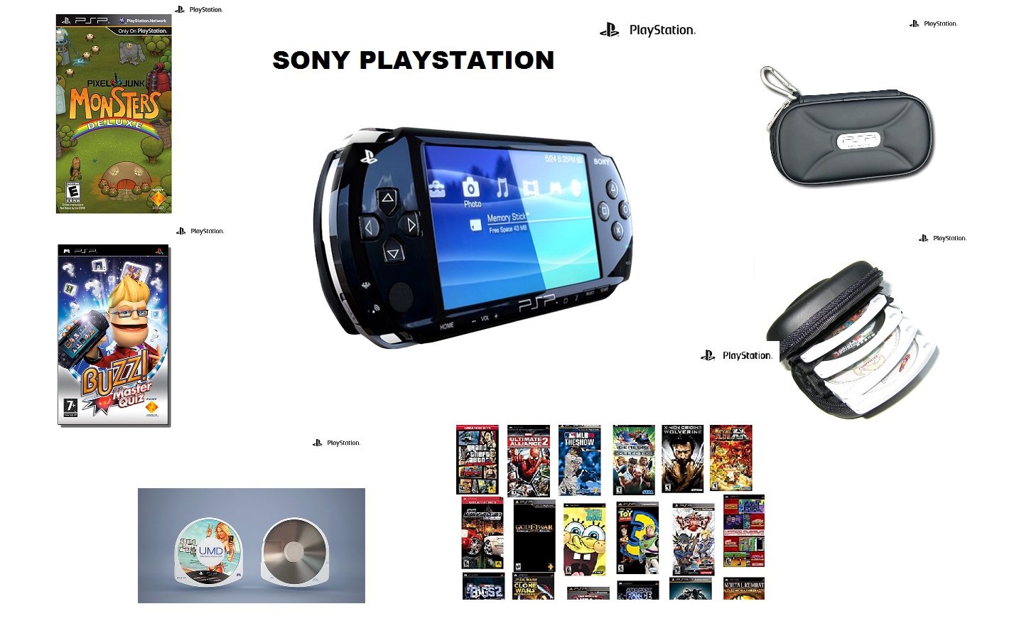 Sony PSP-1001K PlayStation Portable Value Pack Black