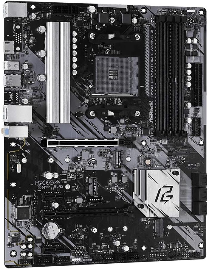 ASRock B550 PHANTOM GAMING 4 AMD Ryzen Motherboard