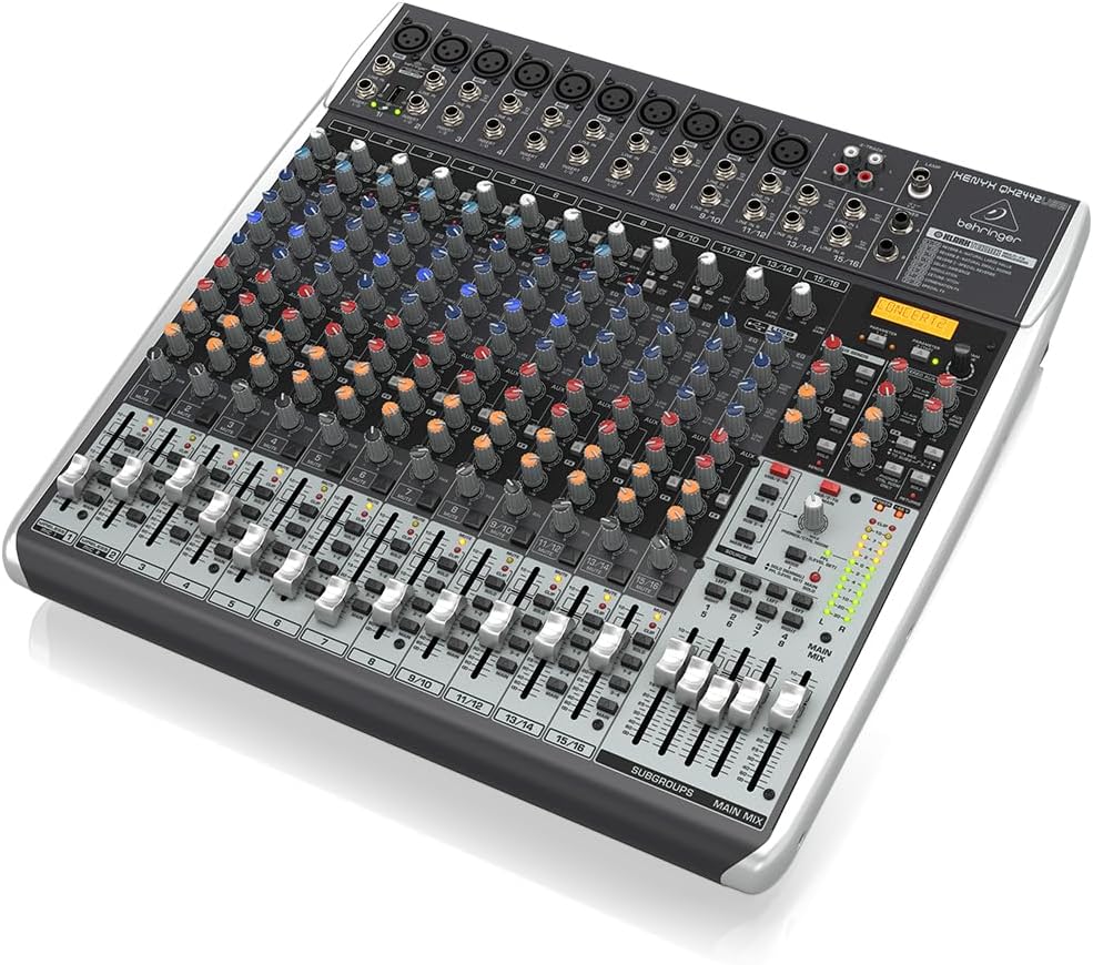 Behringer QX2442USB Xenyx Mixer USB Effects 24-Channel