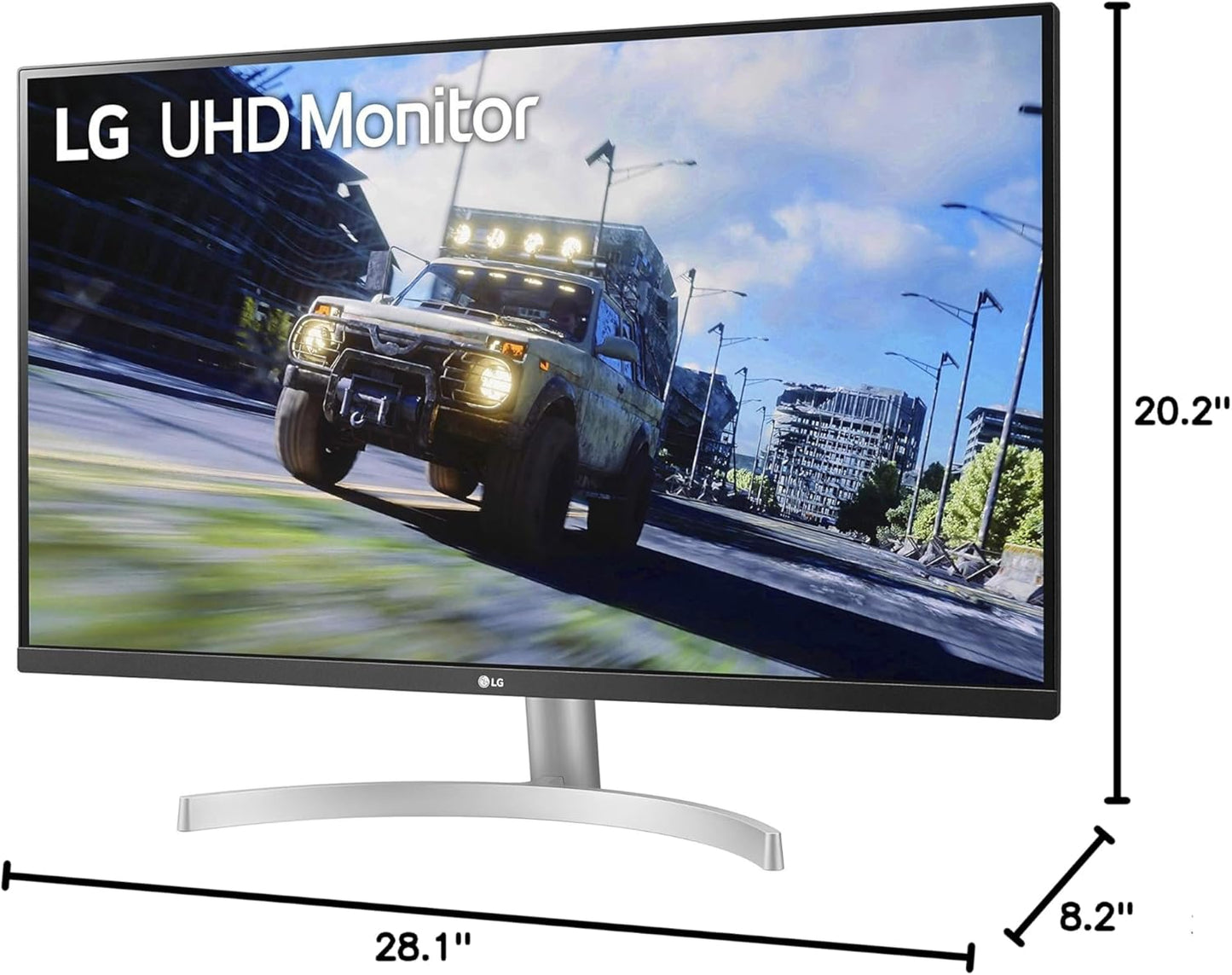 LG 32UN500-W 32-Inch 4K UHD Monitor FreeSync