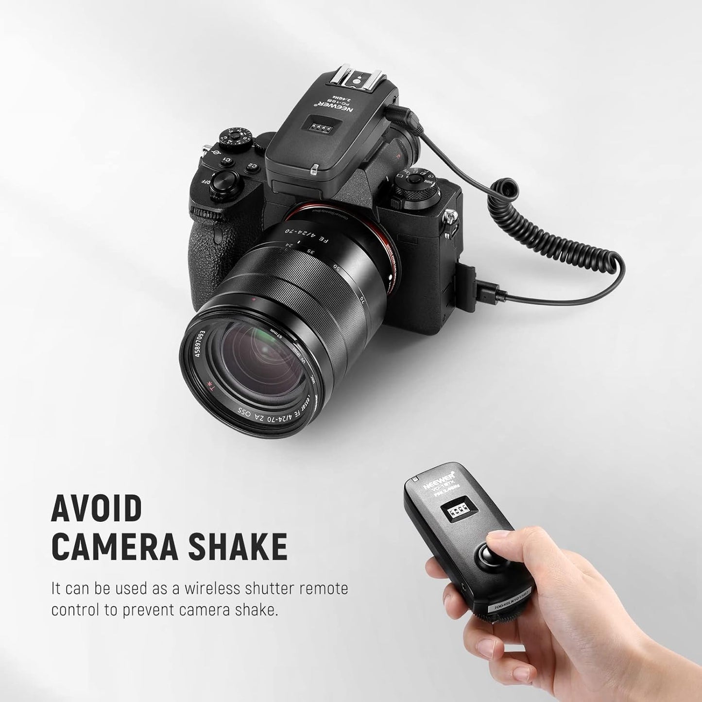 Neewer 1 2.5mm to S2 Remote Shutter Release Cable