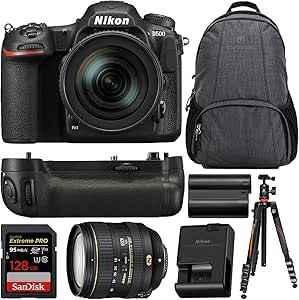 Nikon E10NKD500KT D500 DSLR 16-80mm VR Lens Bundle