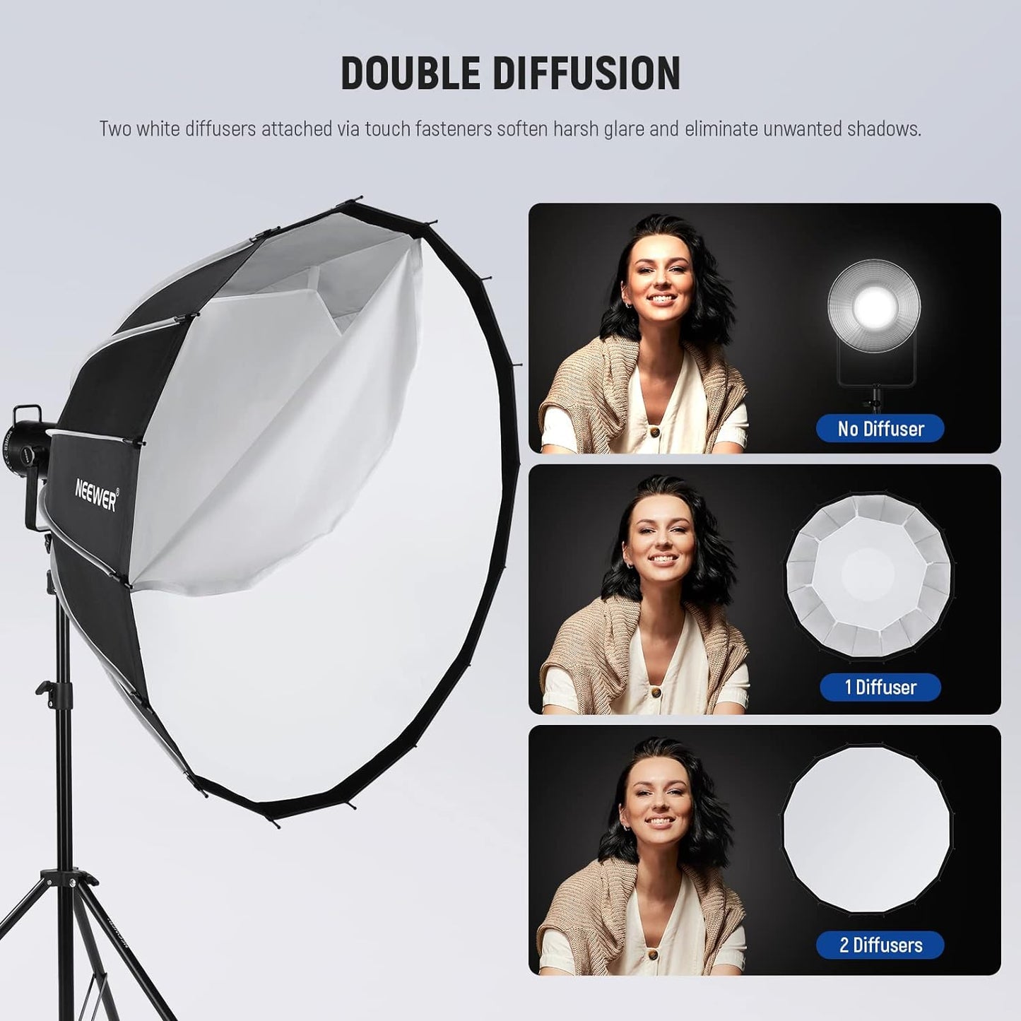 Neewer 10102148 47" Parabolic Softbox Bowens Mount