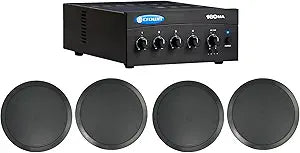 Crown 160MA + CC80T 70V Commercial Audio Amplifier & Speaker Kit