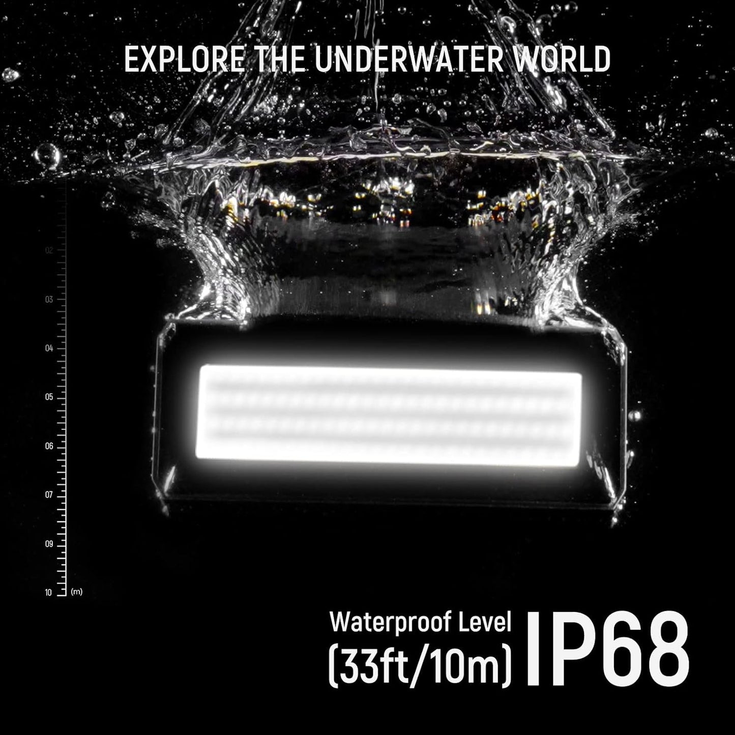 Neewer 10101613 WP12 Underwater Diving LED Light