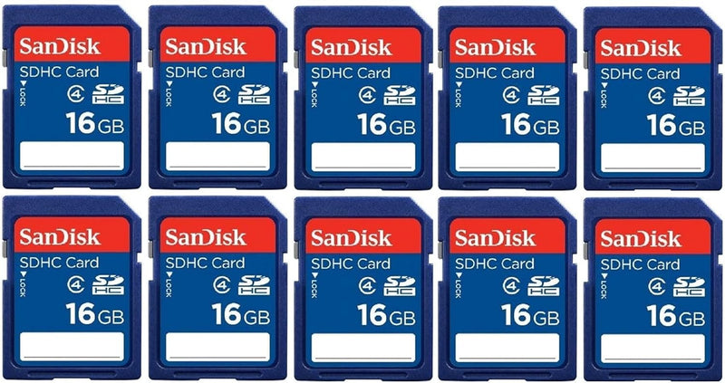 SanDisk SDSDB-016G-B35 16GB SDHC Memory Card 10-Pack — main product image