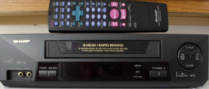 Sharp VC-A593U 4-Head VHS VCR Player — main product image
