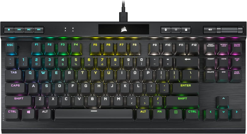 Corsair CH-911901A K70 RGB TKL Gaming Keyboard - OPX (Renewed) — main product image