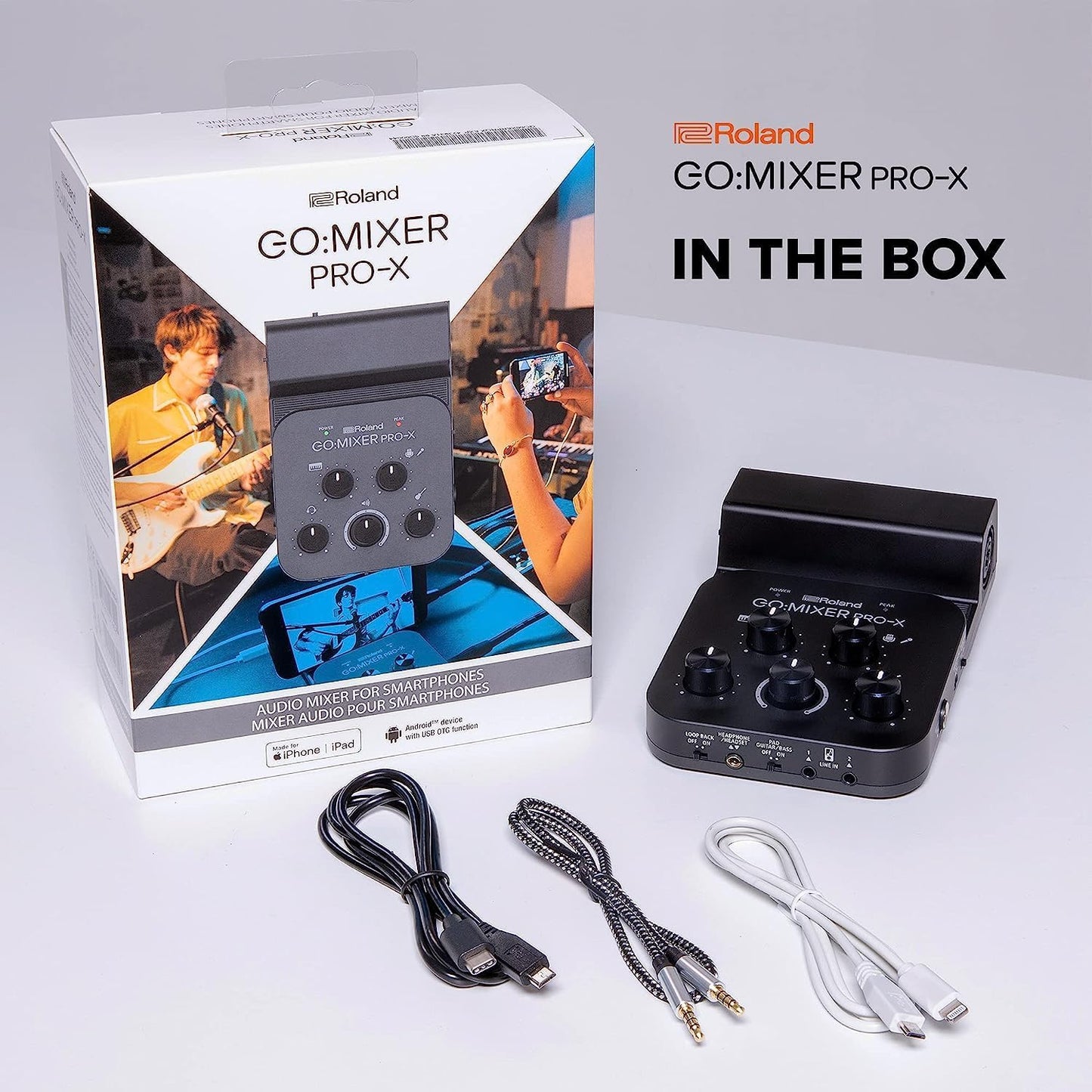 Roland GOMIXERPX Smartphone Audio Mixer Livestreaming