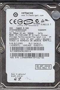 Hitachi HTS545050B9SA00 500GB SATA Refurbished Hard Drive