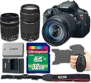 Canon CT-CANT5iKIT18-135-75-300-092616 Camera Bundle International