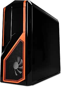 NZXT CA-PH410-B3 Phantom 410 Mid Tower Case Black/Orange — main product image