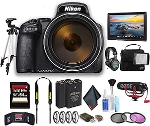 Nikon COOLPIX P1000 Digital Camera 125x Zoom Bundle Renewed