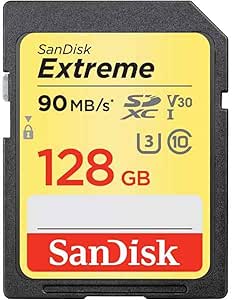 SanDisk SDSDXVF-128G-GNCIN 128GB Extreme SDXC UHS-I Card — main product image