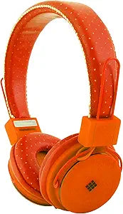 Polaroid PHP8450OR Orange Headphones with Mic for iPhone/Android