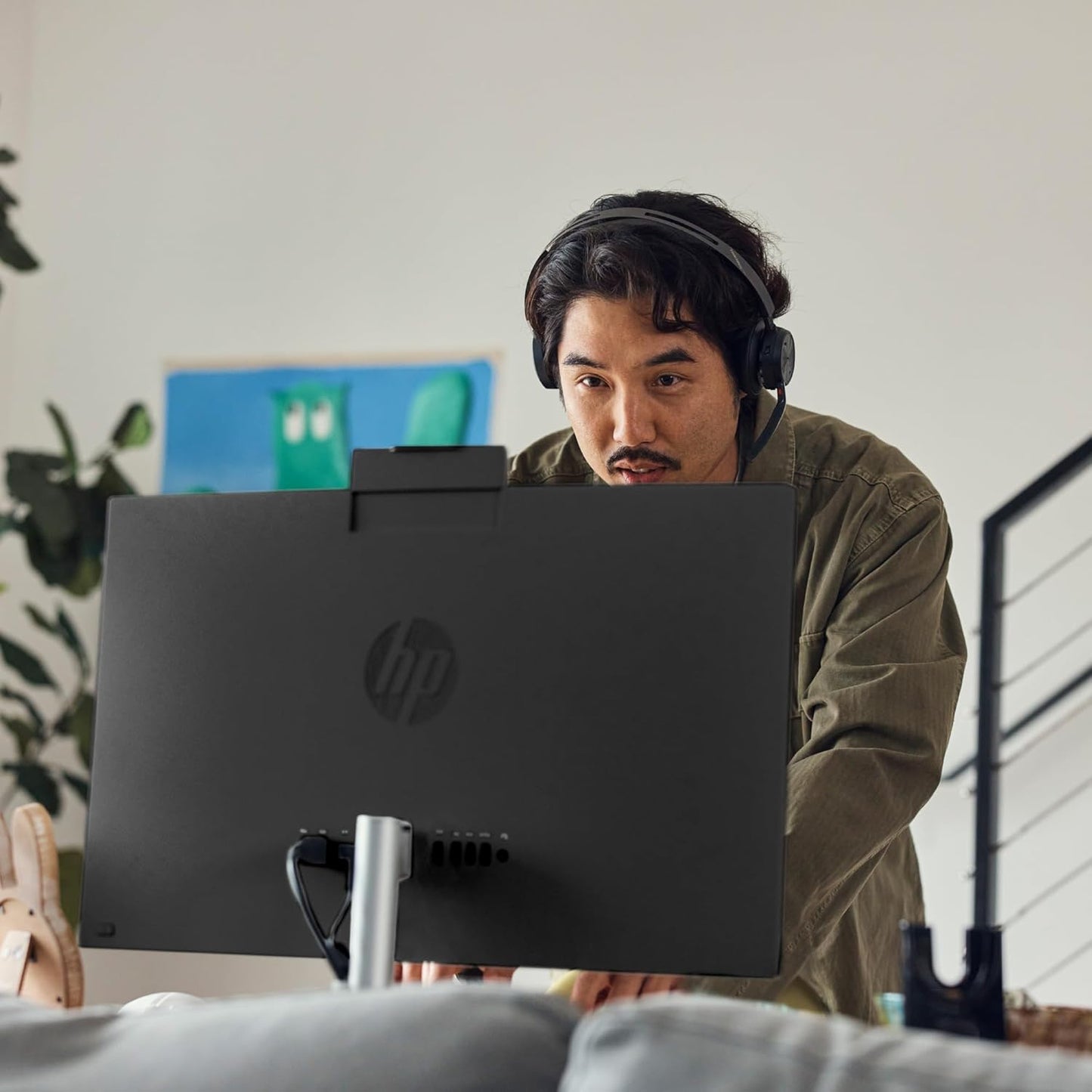 HP 7H0U3AA#ABA 23.8" Ryzen 5 All-in-One PC