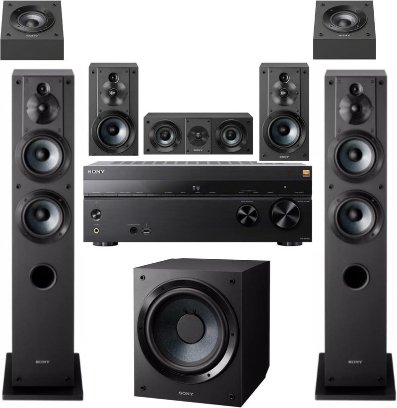 Sony STR-AN1000 8K AV Receiver + 8 Speaker System — main product image