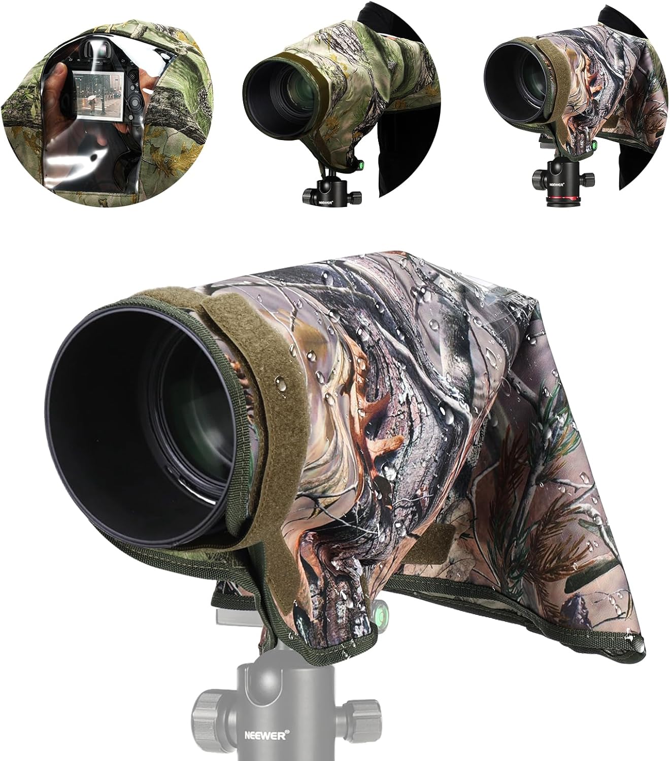 Neewer PB021 Camera Rain Cover Camouflage Medium