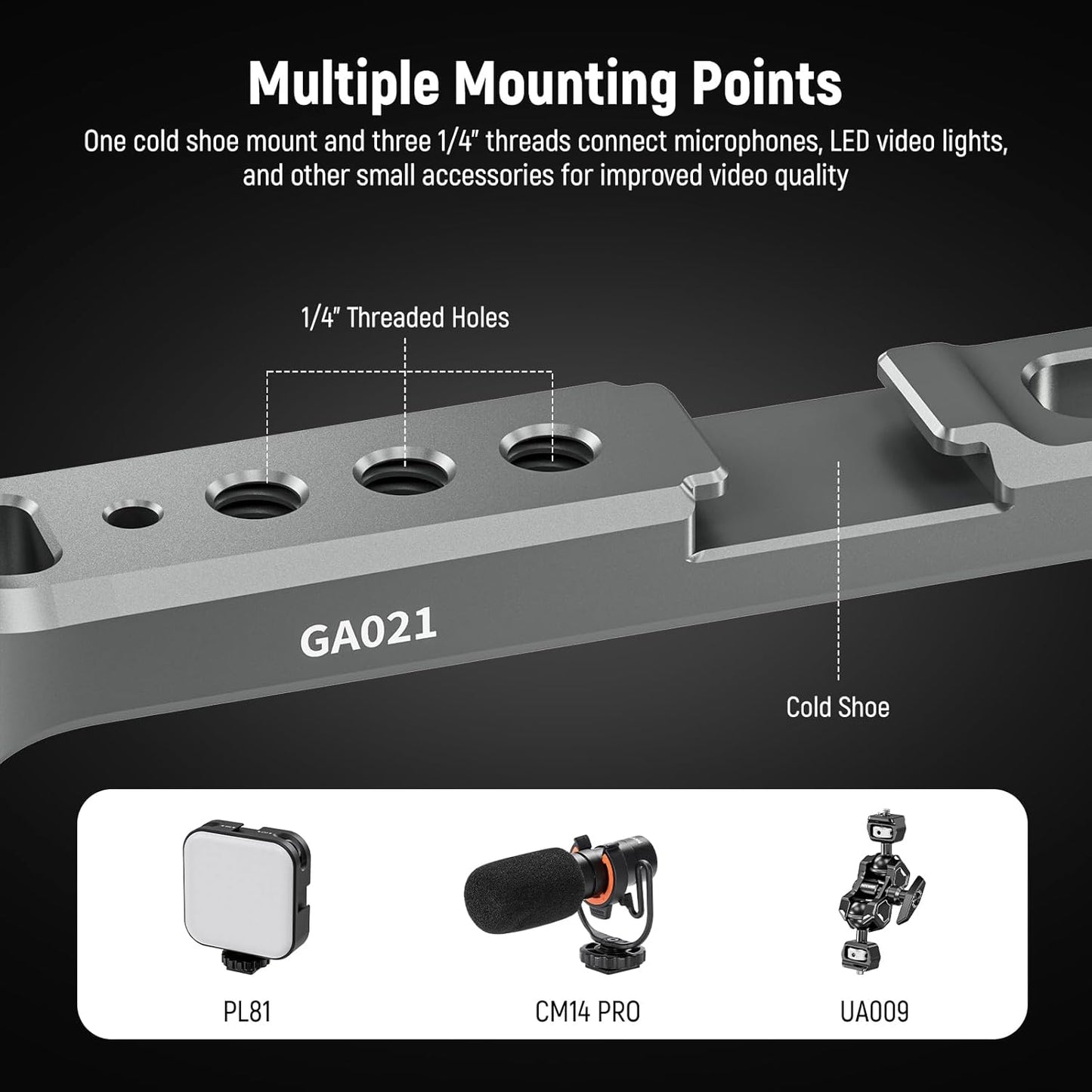 Neewer GA021 NATO Monitor Mount for RS Gimbal
