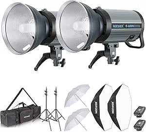 Neewer 90094173 800W Studio Strobe Flash Lighting Kit