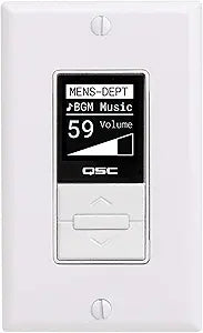 QSC MP-MFC MP-M Series Zone Mixer Controller - White — main product image