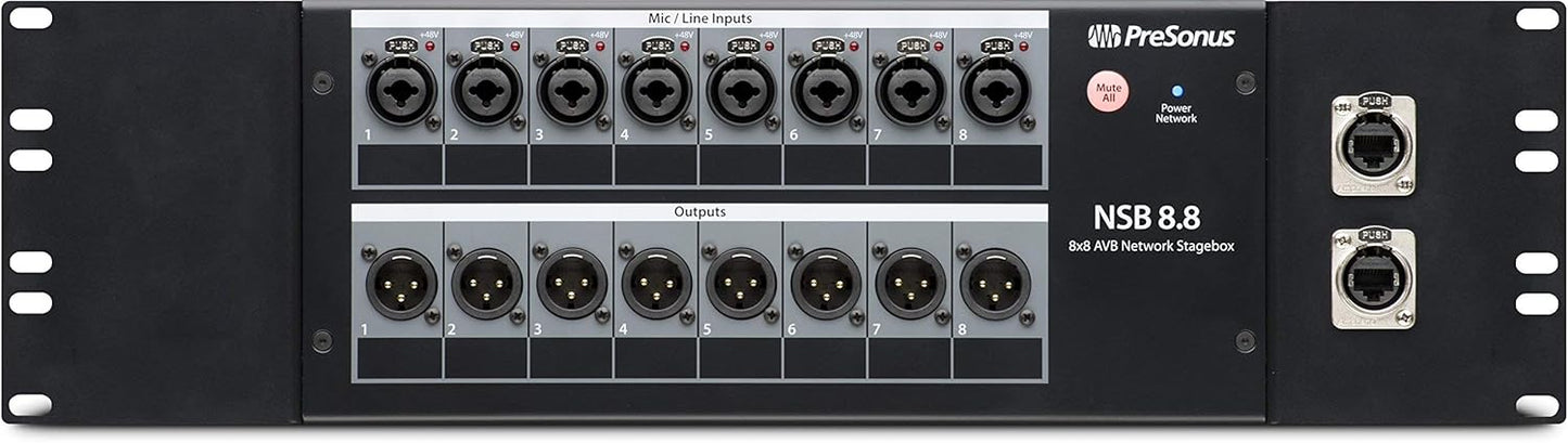 PreSonus NSB 8.8 8x8 AVB Networked Stage Box